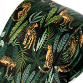 Cheetah Serengeti Print Tie 7cm